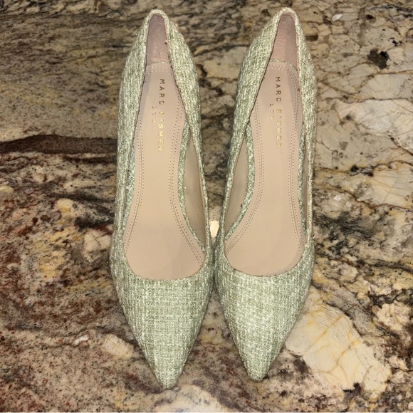 Mark Fisher Ltd NEW SZ 8.5 tweed block heels - Picture 7 of 13